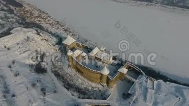 精彩的堡垒博物馆观.. 画面和华丽的场景.. 地理位置著名的地方霍廷，乌克兰<strong>西部</strong>，<strong>欧洲</strong>